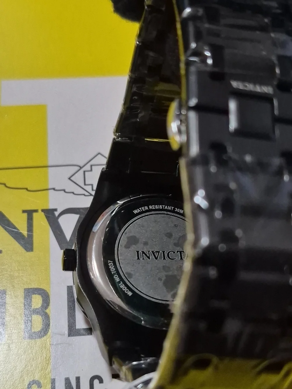 Invicta Speedway Rim Men's Stainless Steel Skeleton Dial Watch